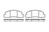 KAWE 0495 00 Brake Pad Set, disc brake